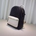 Gucci Soho leather chain backpack 431570 black and white