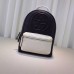 Gucci Soho leather chain backpack 431570 black and white