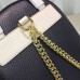 Gucci Soho leather chain backpack 431570 black and white