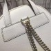 Gucci Soho leather chain backpack 431570 white