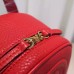 Gucci Soho leather chain backpack 431570 red