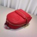Gucci Soho leather chain backpack 431570 red