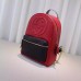 Gucci Soho leather chain backpack 431570 red and black