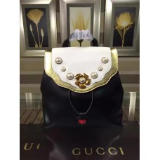 Gucci Leather studded backpack 432270 white