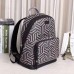 Gucci GG geometry printing  backpack 406370 (6)(kdl-71410)