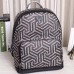 Gucci GG geometry printing  backpack 406370 (6)(kdl-71410)