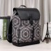 Gucci caleido black print backpack 406369 (2)(kdl-7145)