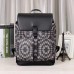 Gucci caleido black print backpack 406369 (2)(kdl-7145)