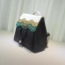 Gucci Leather studded backpack 432266 green