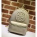 Gucci Soho leather chain backpack 431570 Creamy White