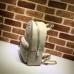 Gucci Soho leather chain backpack 431570 Creamy White