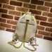 Gucci Soho leather chain backpack 431570 Creamy White