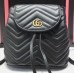 Gucci GG Marmont Matelassé Backpack ‎528129 Black 2018