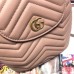 Gucci GG Marmont Matelassé Backpack ‎528129 Pink 2018