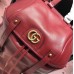 Gucci RE(BELLE) Leather Men's Backpack ‎526908 Red 2018