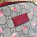 Gucci Tian GG Supreme backpack 408027 cherry