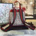 GUCCI SMALL TIAN GG SUPREME BACKPACK 427042 CHERRY