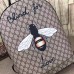 Gucci Bee Print GG Supreme Backpack 419584 2018