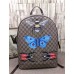 Gucci Bee and Butterfly Print GG Supreme Backpack 419584 2018