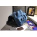 Gucci bamboo leather backpack blue