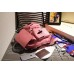 Gucci bamboo leather backpack pink