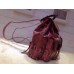 Gucci bamboo Python pattern backpack 370833 Fuchsia