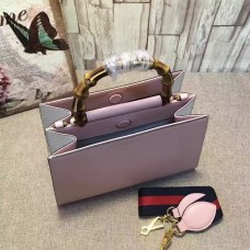 Gucci  Top Handle bamboo Bag 459076 pink  (kdl-71414)