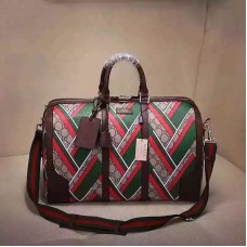 Gucci GG chevron Medium Duffle Bag 406380(742102)