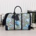 Gucci GG Blue Blooms Medium Duffle Bag 406380(742106)