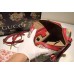 Gucci tian GG supreme boston bag 409529 Red