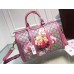 Gucci GG Blooms canvas boston bag Pink