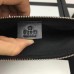 Gucci Embroidered bee and blind for love leather large zipper pouch clutch bag 431416 black 2017(2b040-741201)