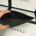 Gucci Embroidered Tiger and blind for love leather large zipper pouch clutch bag 431416 emerald green 2017(2b040-741202)