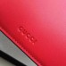 Gucci Leather GucciGhost Print Zip Pouch Clutch Bag 445597 Red 2016(742603)