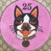 Gucci GG Supreme Boston Terriers Bosco Pouch Clutch Bag 506280 Pink Patch 2018