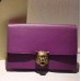 Gucci Animalier leather clutch 415120 Purple