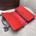 Gucci XL leather mini bag 421850 hibiscus red