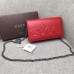 Gucci XL leather mini bag 421850 hibiscus red