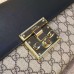 Gucci padlock GG supreme clutch 432125 black