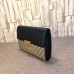 Gucci padlock GG supreme clutch 432125 black