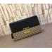 Gucci padlock GG supreme clutch 432125 black