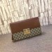 Gucci padlock GG supreme clutch 432125 brown