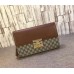 Gucci padlock GG supreme clutch 432125 brown