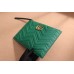 Gucci GG Marmont Leather Pouch Clutch Bag 476440 Green