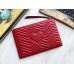 Gucci GG Marmont Leather Pouch Clutch Bag 476440 Red