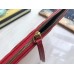 Gucci GG Marmont Leather Pouch Clutch Bag 476440 Red