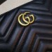 Gucci GG Marmont Leather Pouch Clutch Bag 476440 Black