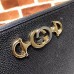 Gucci Zumi Grainy Leather Pouch Clutch Bag 570728 Black 2019