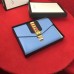 Gucci Sylvie Web Leather Small Wristlet Clutch Bag 477627 Light Blue 2018