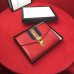 Gucci Sylvie Web Leather Small Wristlet Clutch Bag 477627 Red 2018